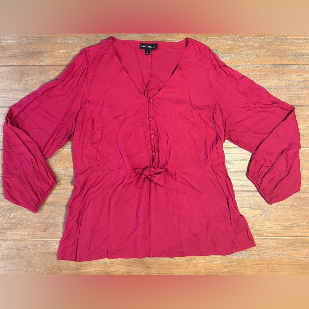Lane Bryant Women's Pink Blouse